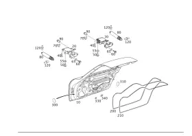 197-727-01-87 Mercedes-benz Genuine Door Sealing Circumf 197-727-01-87 Mercedes-benz Genuine Door Sealing Circumf