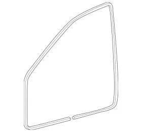 Mercedes-benz 203-697-23-51-9b00 Genuine Mercedes-benz Door Seal
