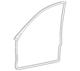 203-720-22-78 Mercedes-benz Genuine Door Seal