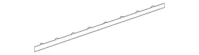 204-690-35-62 Mercedes-benz Genuine Strip