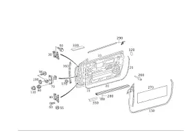 209-720-18-78 Mercedes-benz Genuine Sealing Frame 209-720-18-78 Mercedes-benz Genuine Sealing Frame