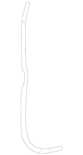 209-727-02-35 Mercedes-benz Genuine Rail 209-727-02-35 Mercedes-benz Genuine Rail
