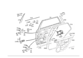 211-730-04-78 Mercedes-benz Genuine Sealing Frame
