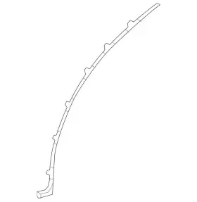 Mercedes-benz 213-730-38-04 Genuine Mercedes-benz Cover Strip