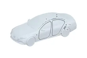 214-697-01-00 Mercedes-benz Genuine Edge Guard