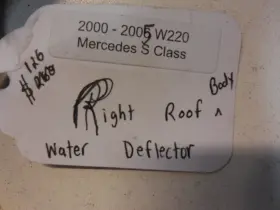 2206904098 Mercedes-benz 00-06 W220 S500 S430 Right Roof Body Weather Seal Gasket