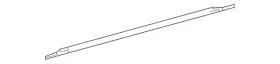 222-690-01-70 Mercedes-benz Genuine Lower Weather-strip
