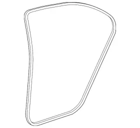 222-697-03-51-8s30 Mercedes-benz Genuine Edge Guard 222-697-03-51-8s30 Mercedes-benz Genuine Edge Guard