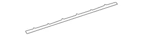 223-720-41-00 Mercedes-benz Genuine Door Seal