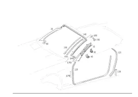 230-673-01-98 Mercedes-benz Genuine Seal