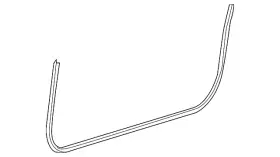 238-727-27-00 Mercedes-benz Genuine Door Seal