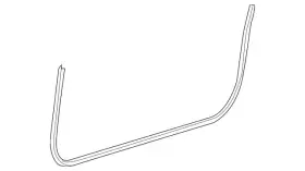 238-727-28-00 Mercedes-benz Genuine Door Sealing Circumf