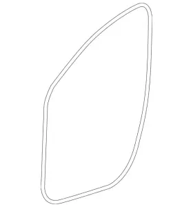 Mercedes-benz 251-690-00-76-7l53 Genuine Mercedes-benz Weather-strip On Body
