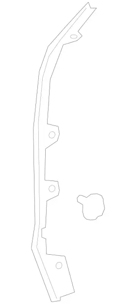 Mercedes-benz 257-730-11-01 Genuine Mercedes-benz Seal Rear Door