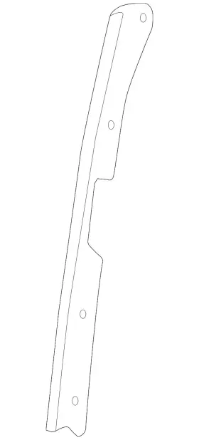 Mercedes-benz 447731018064 Genuine Door Seal