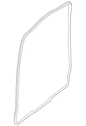 4477411000 Mercedes-benz Genuine Surround Weather-strip