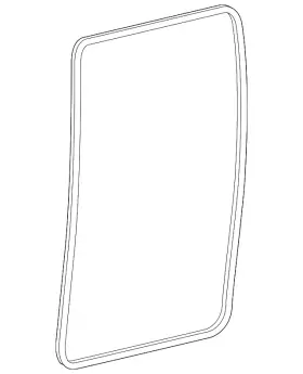 463-741-07-00 Mercedes-benz Genuine Door Seal 463-741-07-00 Mercedes-benz Genuine Door Seal
