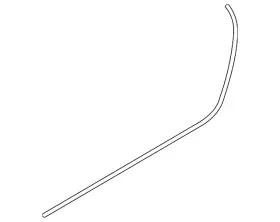 51-33-5-a4c-f80 Mini Genuine Lower Weather-strip 51-33-5-a4c-f80 Mini Genuine Lower Weather-strip