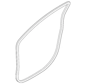 5725a249 Mitsubishi Genuine Weather-strip On Body