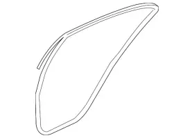5755a034 Mitsubishi Genuine Door Weather-strip 5755a034 Mitsubishi Genuine Door Weather-strip