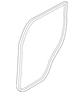 5755a253 Mitsubishi Genuine Weather-strip On Body 5755a253 Mitsubishi Genuine Weather-strip On Body