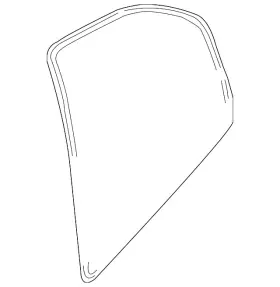 Mr599972 Mitsubishi Genuine Surround Weather-strip