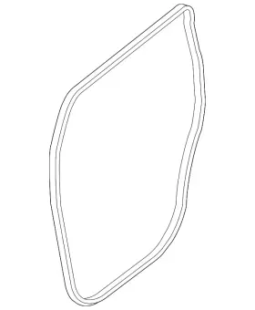 Mr641968 Mitsubishi Genuine Surround Weather-strip