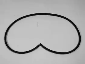 5074647ah Mopar Genuine Rear Door Body Mounted Weatherstrip Left #2