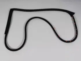 68039977aj Mopar Genuine Rear Door Mounted Weatherstrip Left #2