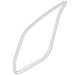 76921-9rb1a Nissan Genuine Weather-strip On Body 76921-9rb1a Nissan Genuine Weather-strip On Body
