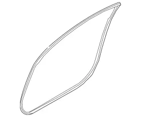 76922-1ea0b Nissan Genuine Weather-strip On Body