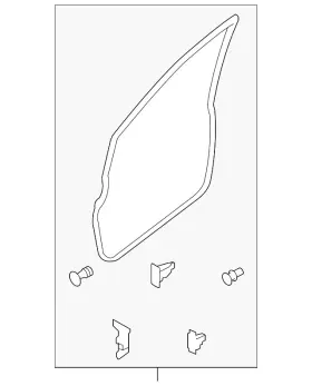 76922-9el0a Nissan Genuine Weather-strip On Body
