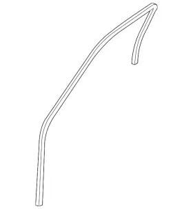 76922-ja00c Nissan Genuine Surround Weather-strip