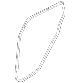 76923-6ma0a Nissan Genuine Body Weather-strip