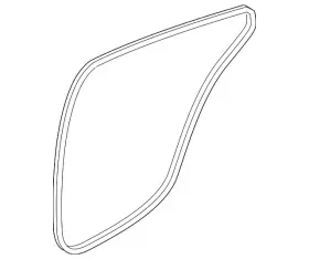 76923-9he0a Nissan Genuine Body Weather-strip 76923-9he0a Nissan Genuine Body Weather-strip