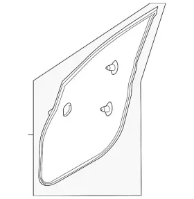 80830-1ja0c Nissan Genuine Surround Weather-strip