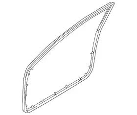 80830-3z600 Nissan Genuine Door Weather-strip