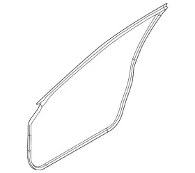 80830-4ra0d Nissan Genuine Door Weather-strip