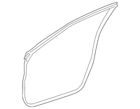 80830-6fr1a Nissan Genuine Weatherstrip-front Door Right-hand