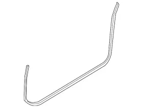 80830-zc00a Nissan Genuine Surround Weather-strip