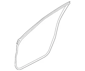 80831-5rb0a Nissan Genuine Door Weather-strip