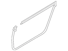80831-62b0a Nissan Genuine Lower Weather-strip