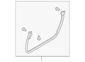 80831-cd001 Nissan Genuine Lower Weather-strip 80831-cd001 Nissan Genuine Lower Weather-strip