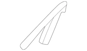 80833-1gr0a Nissan Genuine Door Seal