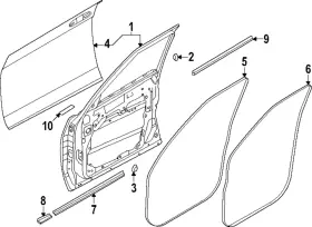 80838-7ja3a Nissan Genuine Lower Seal