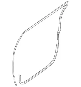 82830-zs10c Nissan Genuine Surround Weather-strip #2