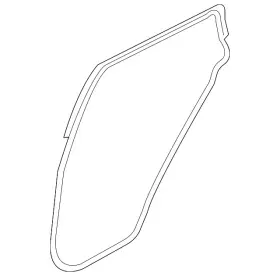 82831-5rb0a Nissan Genuine Door Weather-strip