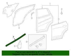 82834-6ma0c Nissan Genuine Upper Seal #2