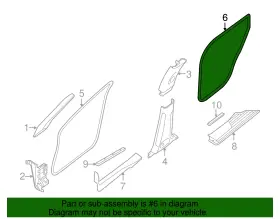 82838-3ka0b Nissan Genuine Rear Seal #2