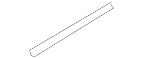 82838-6ca0c Nissan Genuine Door Shell Seal 82838-6ca0c Nissan Genuine Door Shell Seal